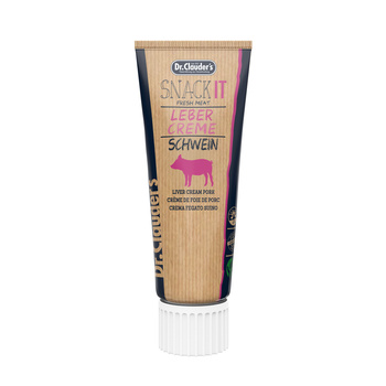 Dr.Clauder's SnackIT Schweine-Lebercreme - KREM Z WĄTRÓBKI WIEPRZOWEJ dla psów i kotów 75g