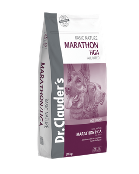 Dr. Clauder's Basic Nature MARATHON HGA - Karma sucha dla psów aktywnych 20kg