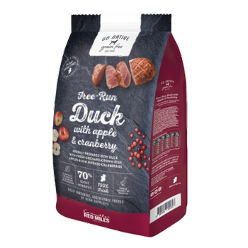 Go Native DUCK WITH APPLE & CRANBERRY - Karma sucha dla psów KACZKA Z JABŁKAMI I ŻURAWINĄ 800g