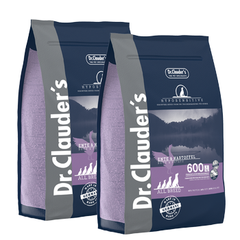 Dr.Clauder's HYPOSENSITIVE ENTE & KARTOFFEL - Karma sucha dla wrażliwych psów KACZKA & ZIEMNIAKI 2x11,5kg
