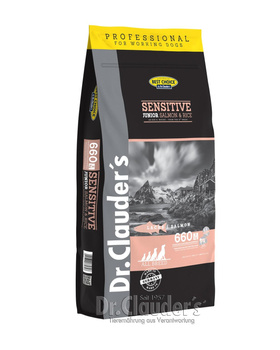 Dr.Clauder's Best Choice SENSITIVE JUNIOR SALMON & RICE - Karma sucha dla szczeniąt ŁOSOŚ & RYŻ 20kg