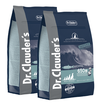 Dr.Clauder's Hyposensitive HERING & KARTOFFEL - Karma sucha dla wrażliwych psów ŚLEDŹ & ZIEMNIAKI 2x11,5kg