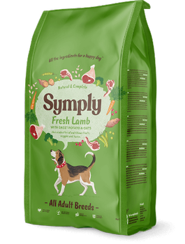 Symply FRESH LAMB - ŚWIEŻA JAGNIĘCINA karma sucha dla psów dorosłych 12kg