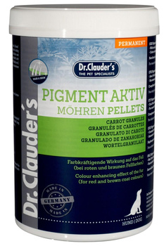 Dr.Clauder’s PIGMENT AKTIV MÖHREN PELLETS - Granulki karotenowe dla psów na sierść i pigment 600g