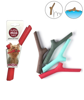 Zabawka "patyk" dla małych i miniaturowych psów BamaPet TUTTO MIO BABY (2 szt.)