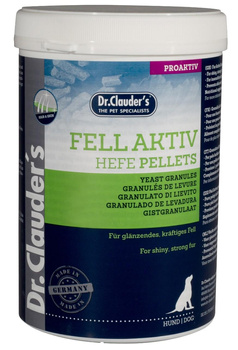 Dr.Clauder's FELL AKTIV HEFE-PELLETS - Granulki drożdżowe dla psów wspierający sierść 600g