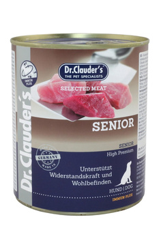 Dr.Clauder's Selected Meat SENIOR - Karma mokra dla starszych psów 800g
