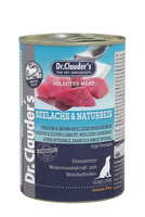 Dr.Clauder's Selected Meat SEELACHS & NATURREIS - Karma mokra dla psów DORSZ CZARNY & RYŻ BRĄZOWY 400g