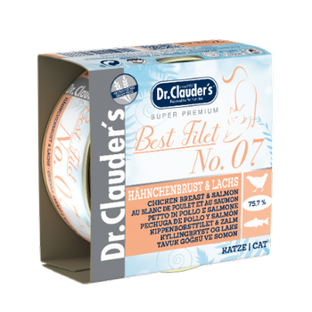 Dr.Clauder's Best Filet No 7 Hähnchenbrust & Lachs (Pierś z kurczaka i łosoś) 70g