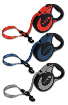 Smycz automatyczna Kong Ultimate XL niebieska