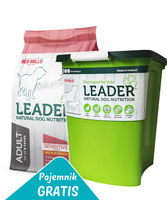 Leader SENSITIVE SALMON - Karma sucha dla średnich psów ŁOSOŚ 12kg + KUBEŁ GRATIS