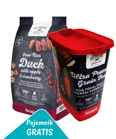 Karma Go Native 4kg bez zbóż (kaczka, łosoś, śledź lub kurczak) + POJEMNIK NA KARMĘ GRATIS