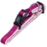 Obroża Nobby CLASSIC PRENO malinowa M-L